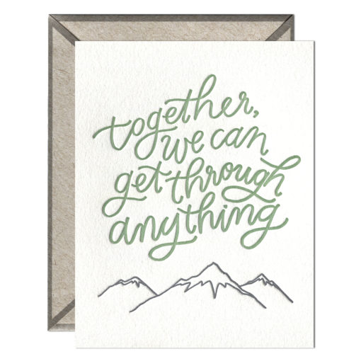 Ink Meets Paper: Together We Can Get Through Anything