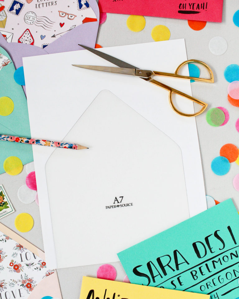 Printable Valentine's Day Envelope Liners