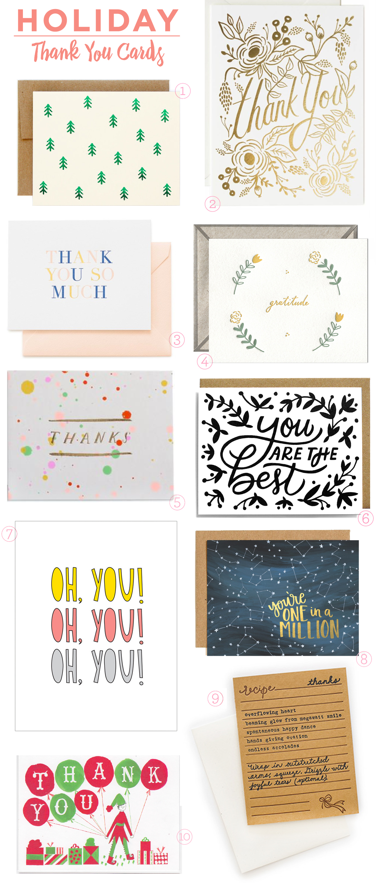 Holiday Thank You Cards / Oh So Beautiful Paper
