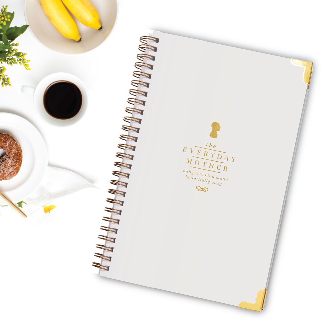 The Everyday Mother: a beautiful notebook for keeping track of newborn feedings, diaper changes, and sleep patterns