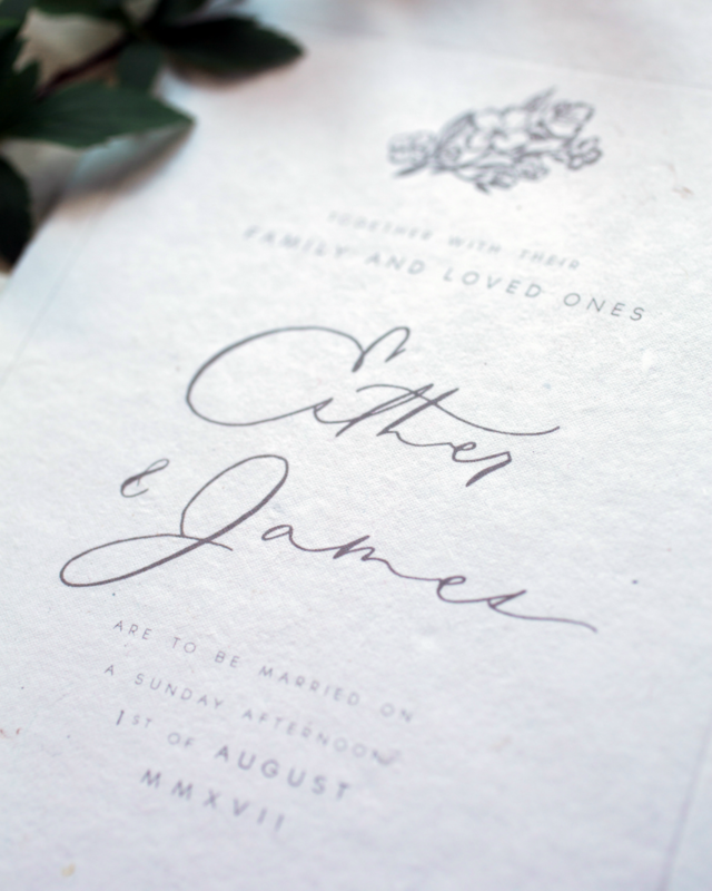 Ethereal Vellum Wedding Invitations
