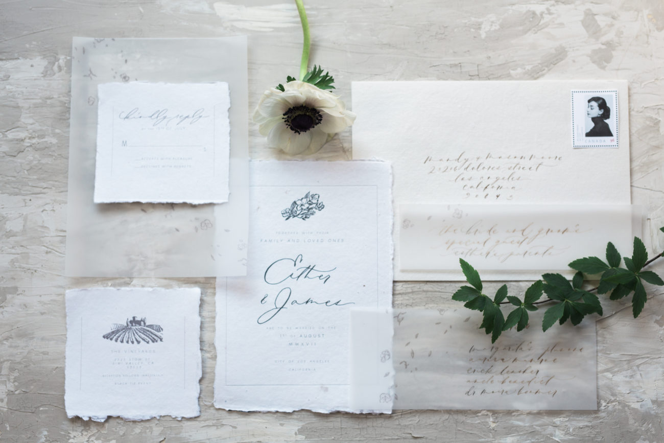 Ethereal Vellum Wedding Invitations
