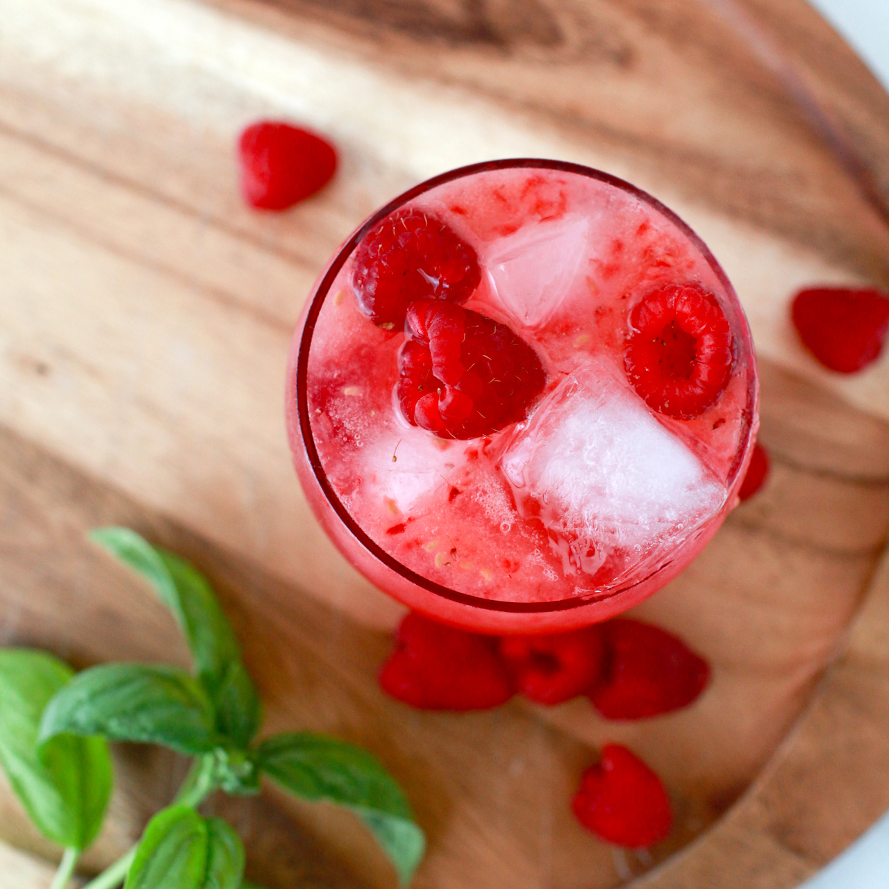 Raspberry Elderflower Gin and Tonic