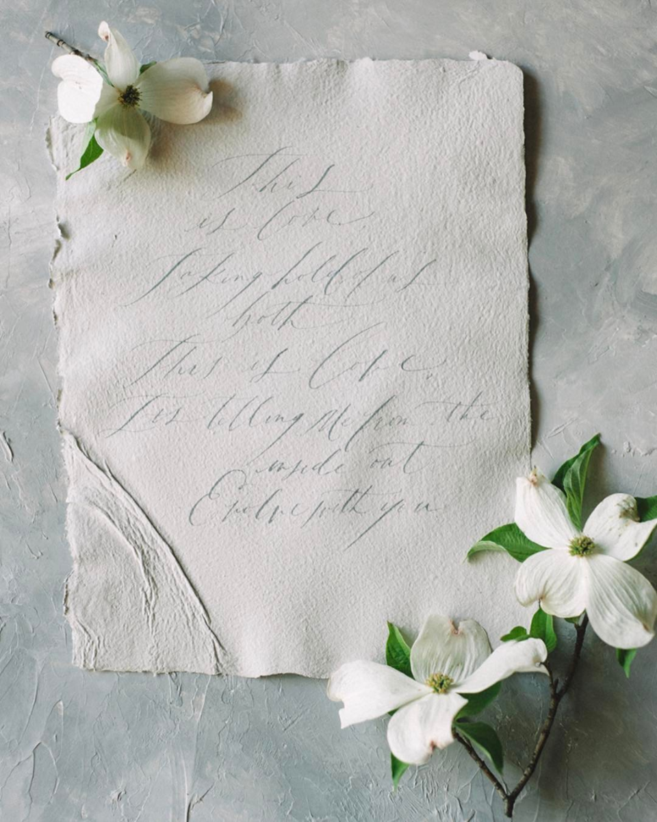 Saint Signora Handmade Paper Wedding Invitation