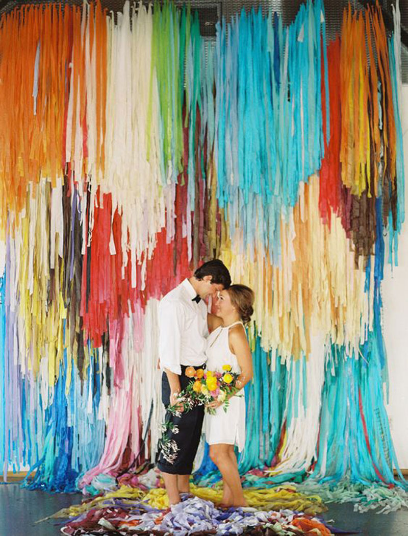 Wedding Stationery Inspiration: Photo Booth Backdrops / Oh So Beautiful Paper