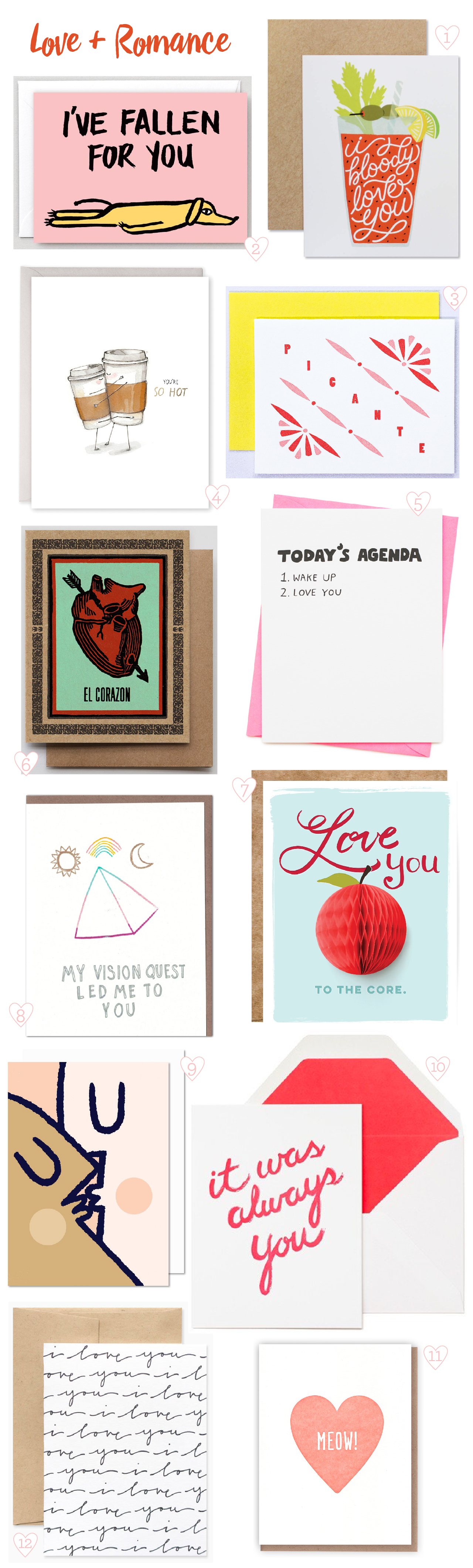 Love and Romance Card Round Up