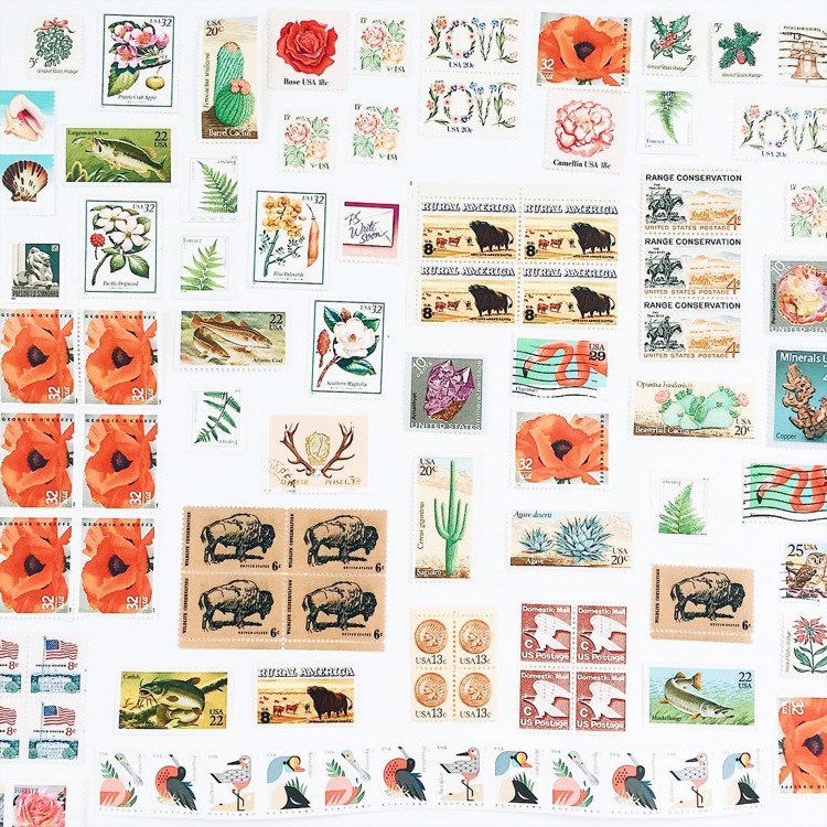Stamp Collection! / Shannon Kirsten Illustration via Instagram