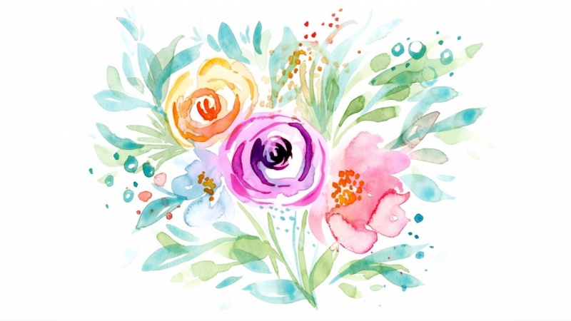 Fun & Loose Watercolor Florals, Leaves, & Butterflies / Skillshare