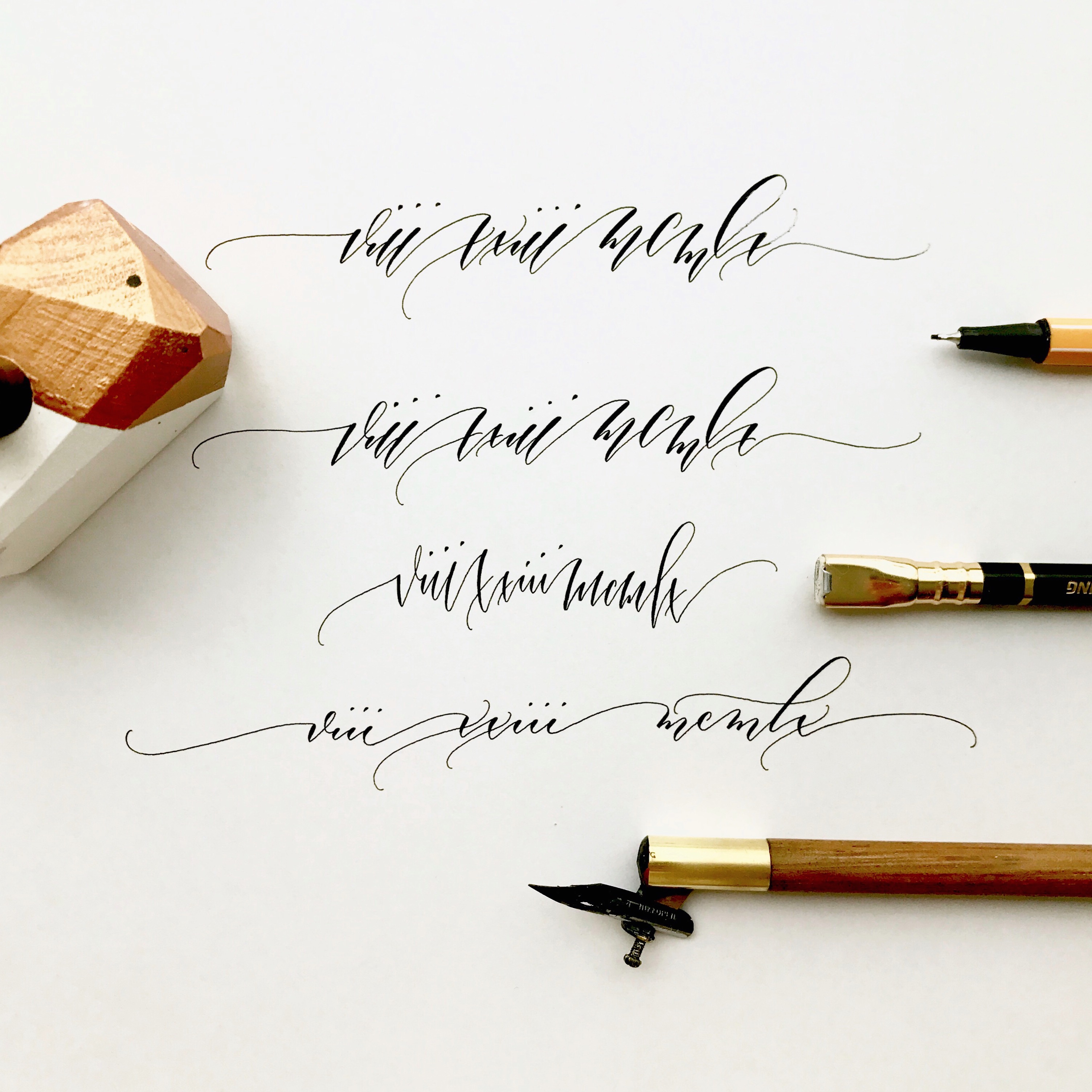 Calligraphy Inspiration: Angelique Ink