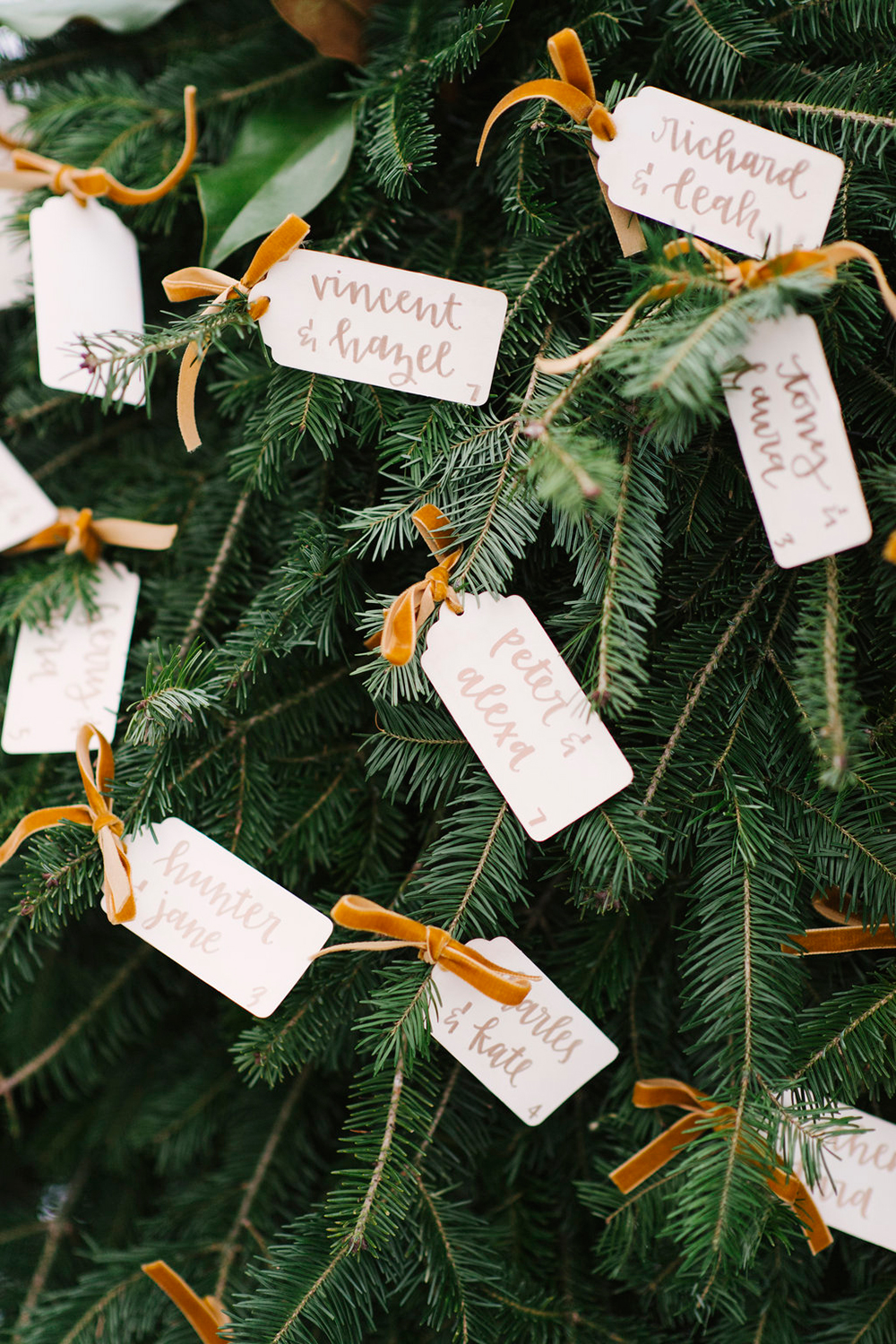 Winter wedding deals place cards