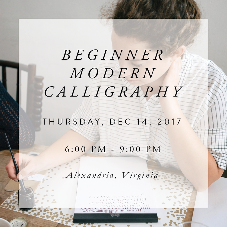 Beginner Modern Calligraphy with Brown Fox Calligraphy