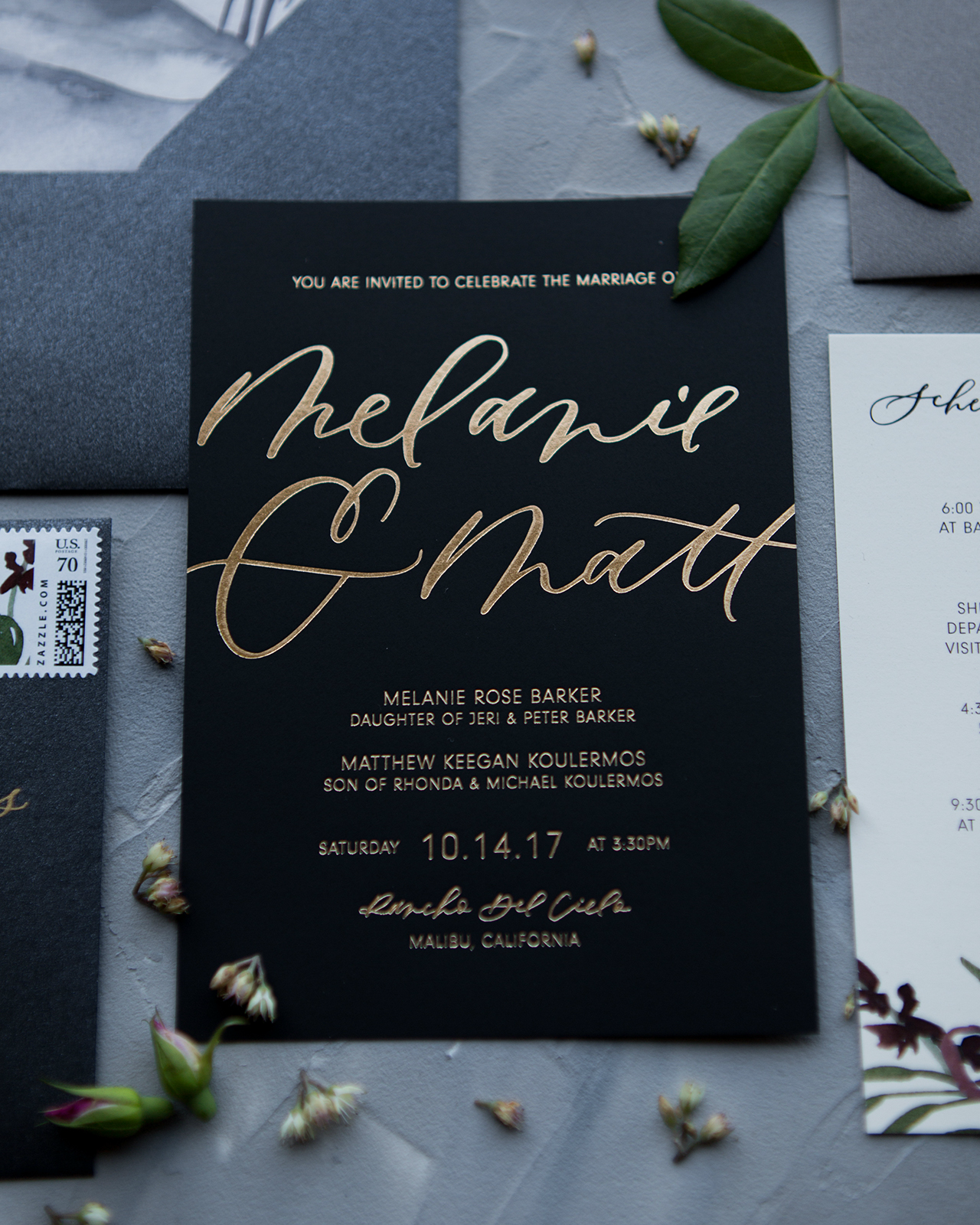 Wedding Invitation Ideas and Inspiration from Real Wedding Invitations on Oh So Beautiful Paper