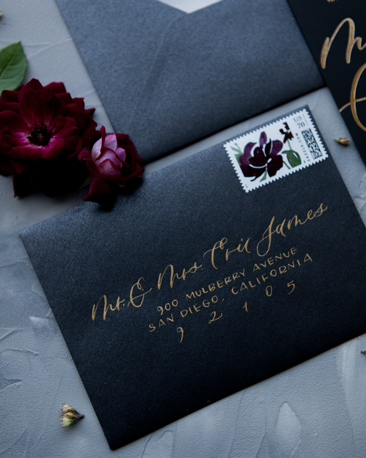 Glamorous Mixed Metals Wedding Invitations by Twinkle and Toast