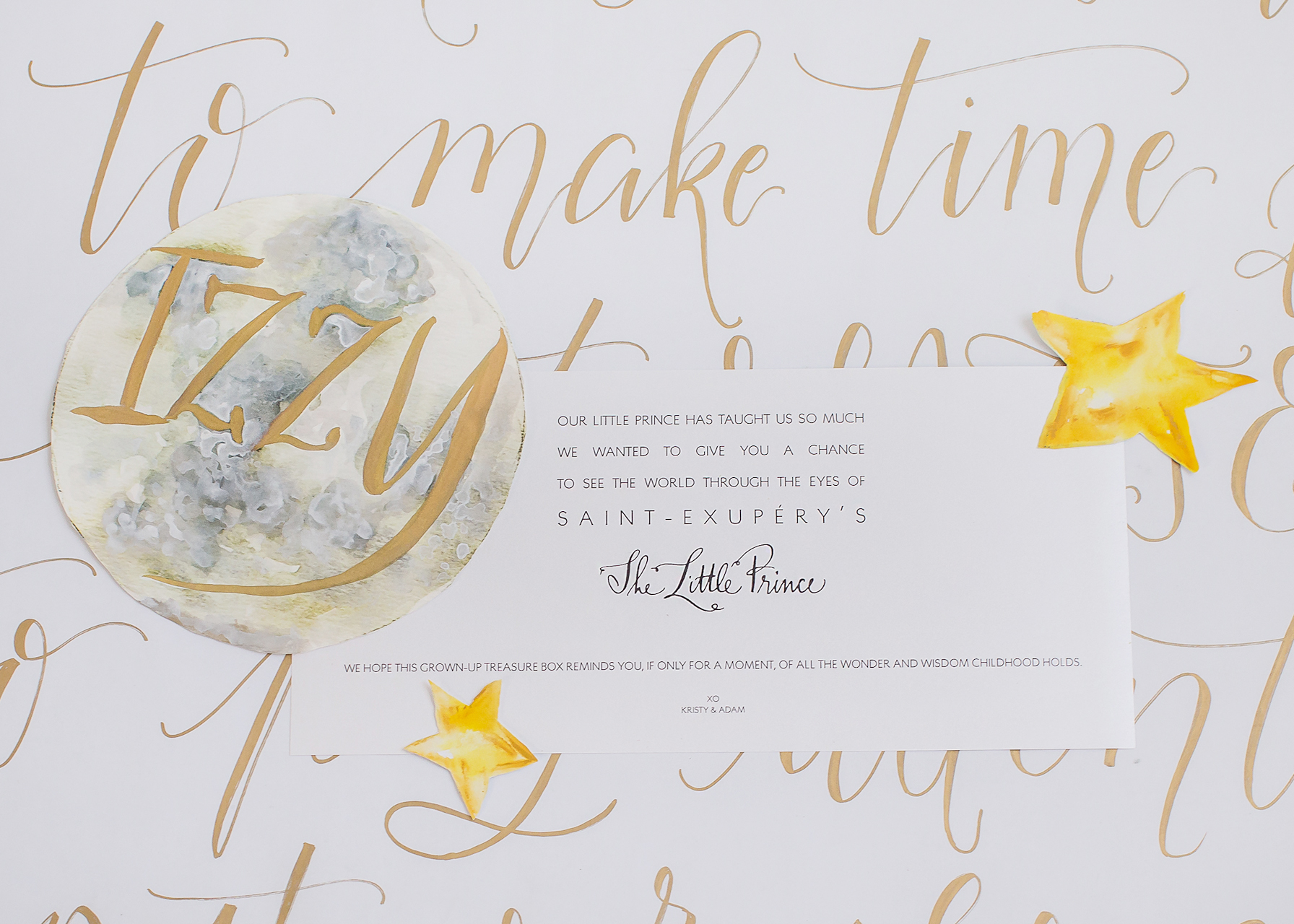 The Little Prince First Birthday Party Invitations by Momental Designs