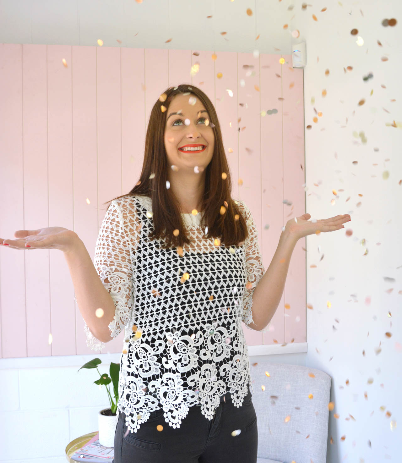 Behind the Stationery: Blushing Confetti