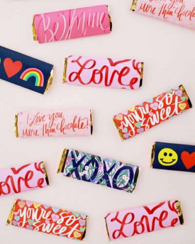 Printable Valentine's Day Candy Wrappers