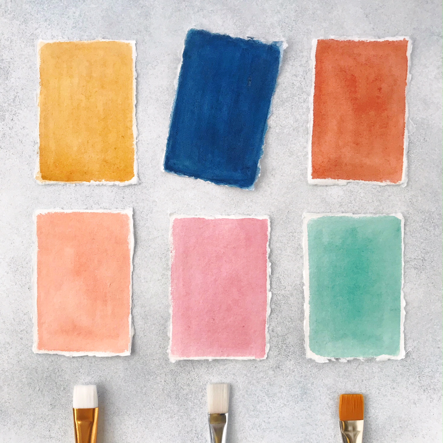 Watercolor Color Swatches / Oh So Beautiful Paper