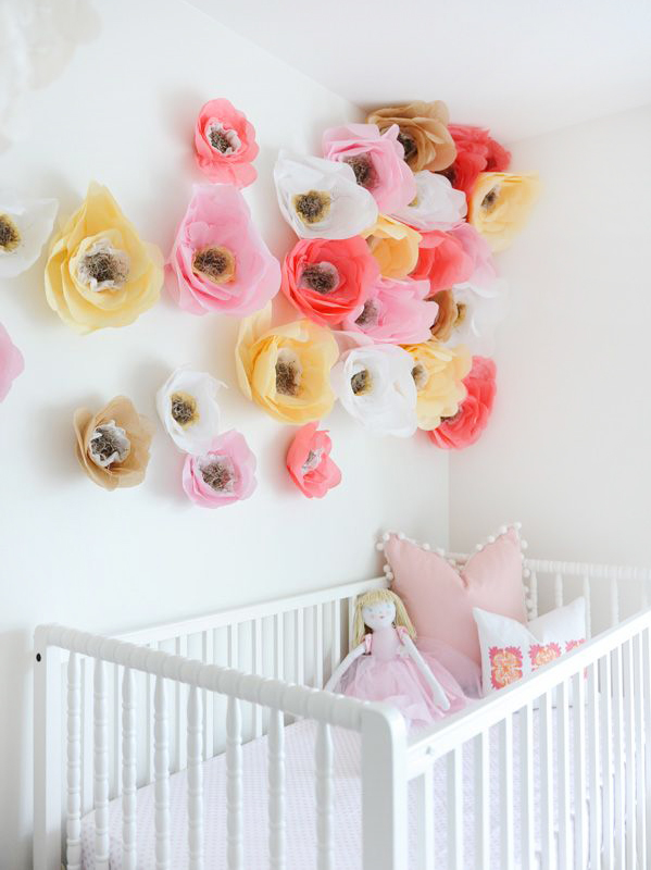 Paper Flower Nursery Decoration