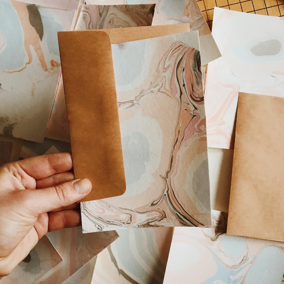 Paper Marbling with Kelly Laughlin