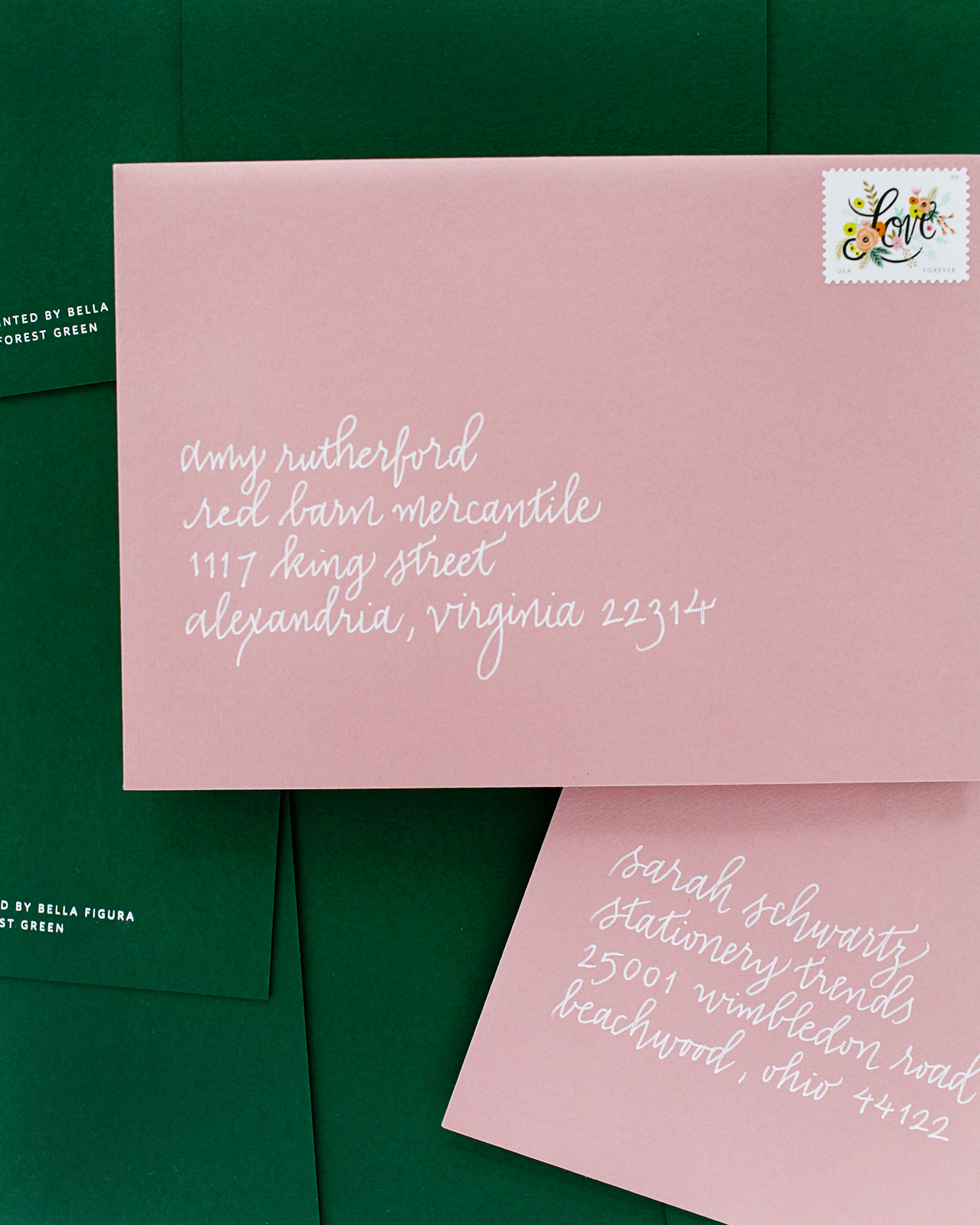Paper Party 2018 Invitations on Colorplan Forest Green Paper