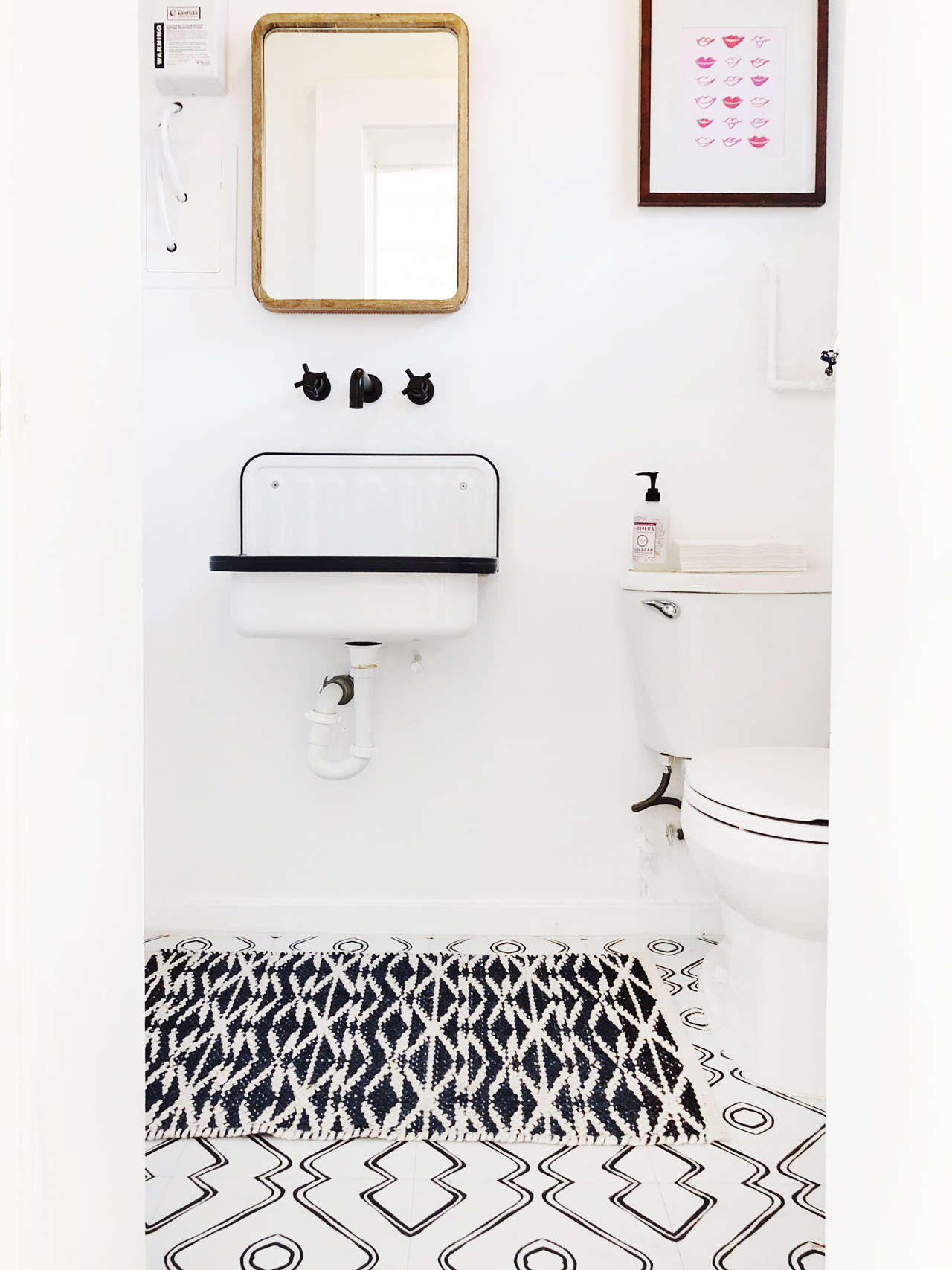 Common Room Studio: Bright and Airy Modern Half Bathroom Before & After