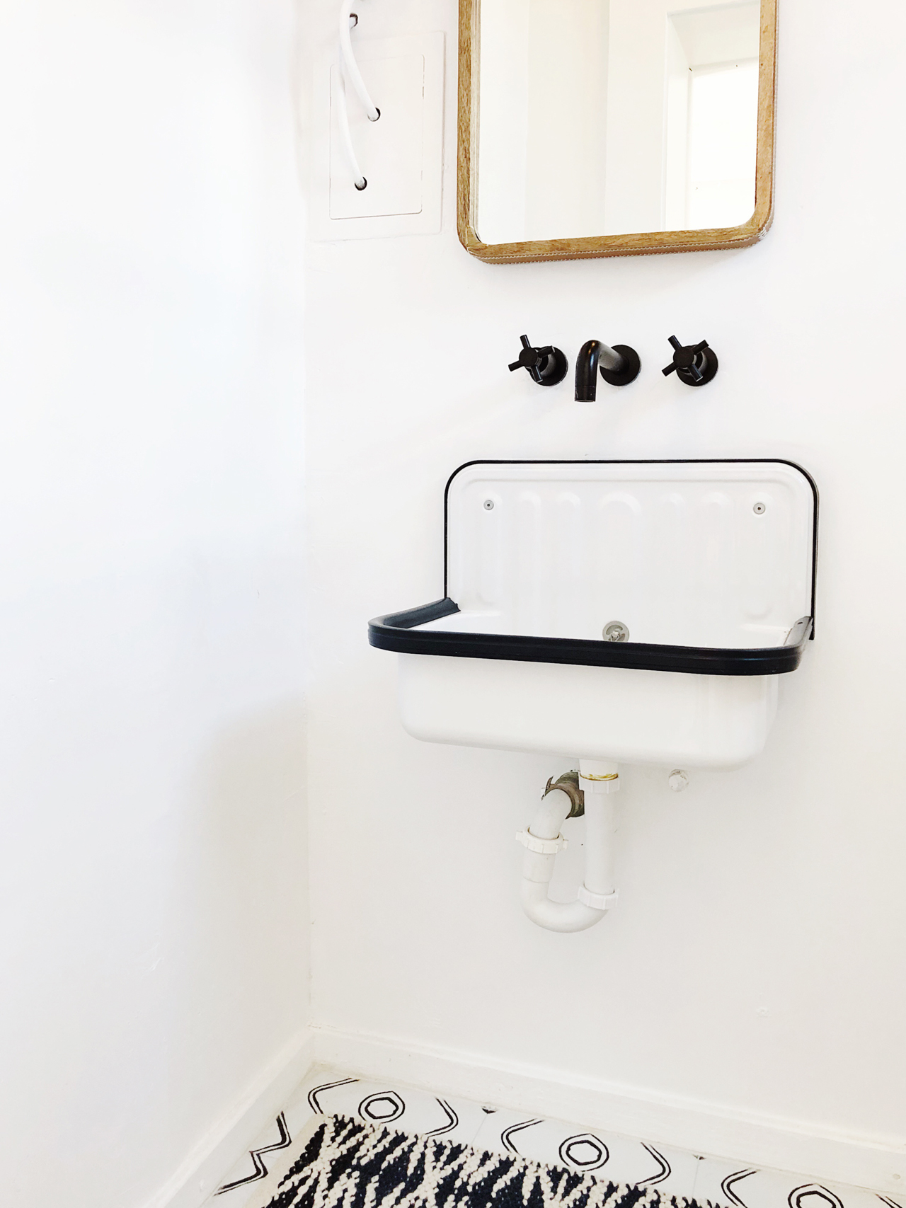 Common Room Studio: Bright and Airy Modern Half Bathroom Before & After