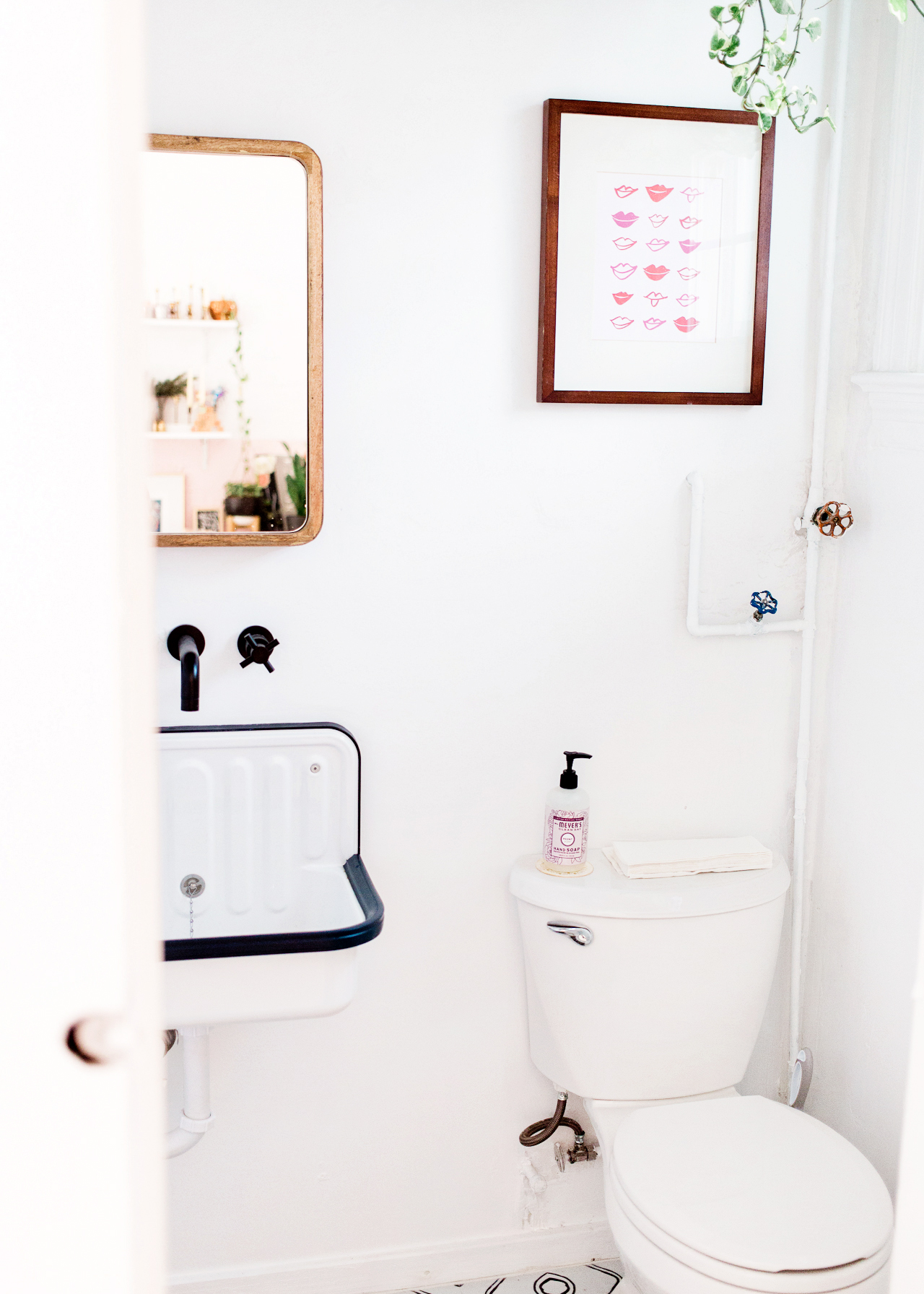 Common Room Studio: Bright and Airy Modern Half Bathroom Before & After