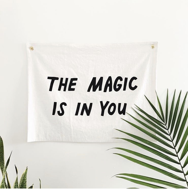 Secret Holiday Co. "The Magic is In You" Banner / Common Room Studio