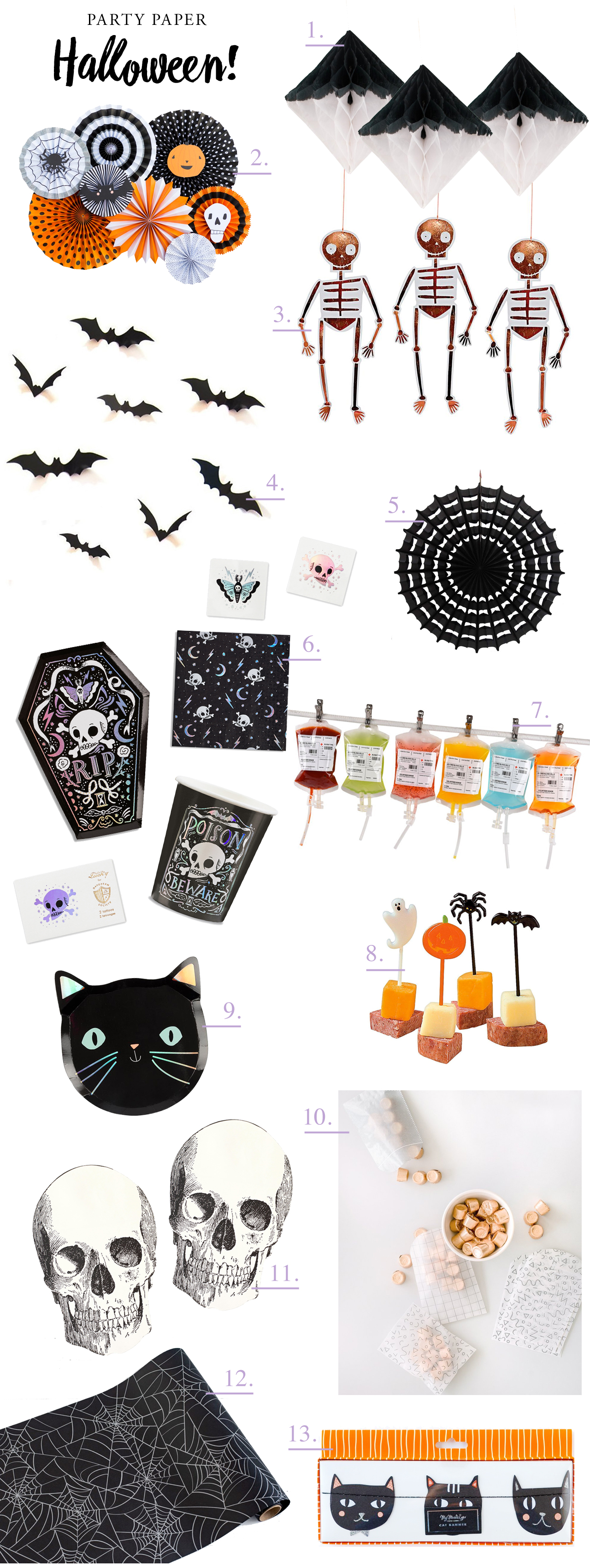 Cute and Quirky Halloween Party Décor