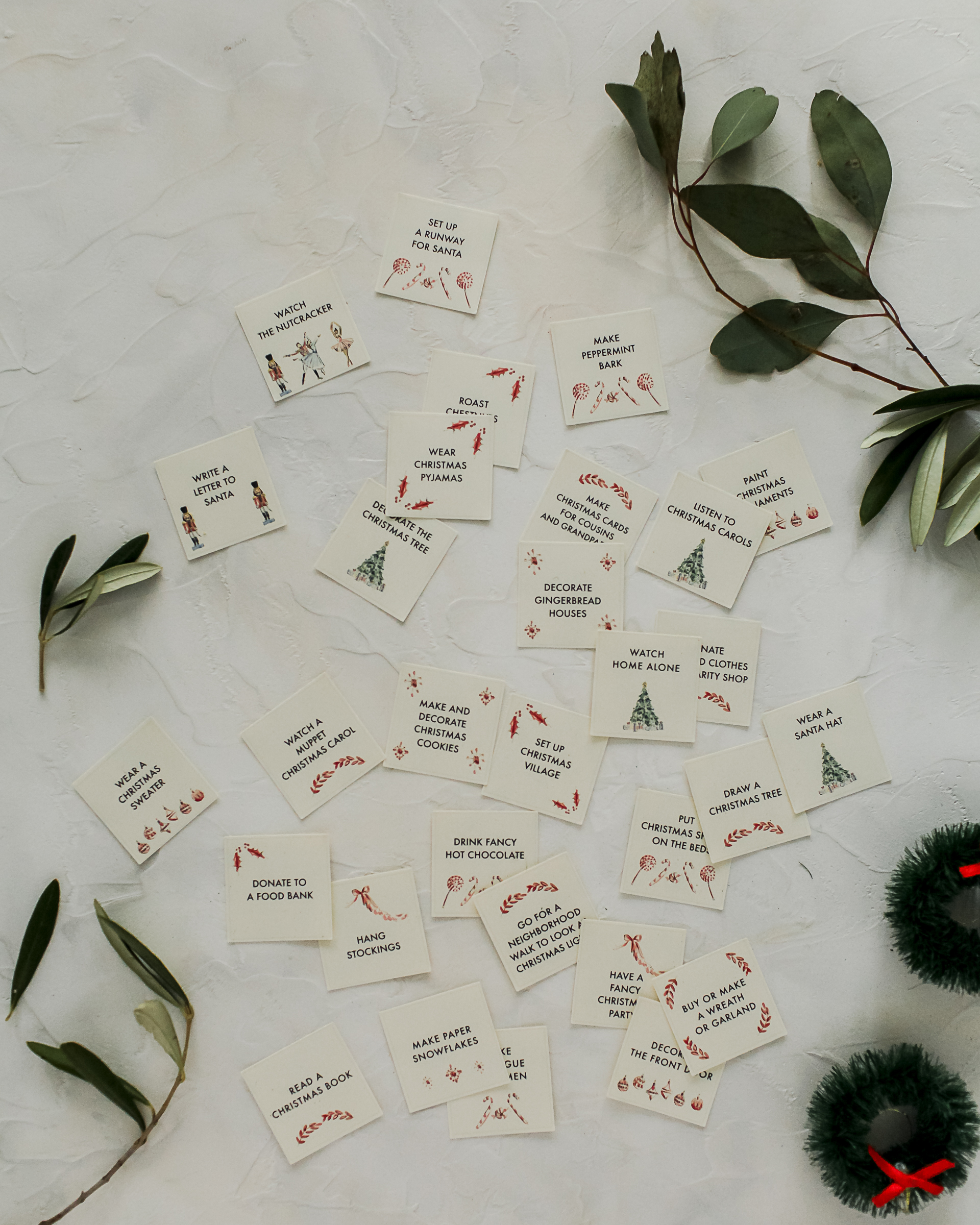 DIY Christmas Script Paper Garland  Paper garland, Christmas diy, Making  spirits bright