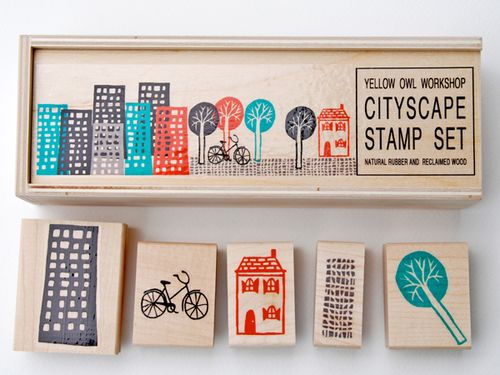 Yellow-owl-workshop-city-stamps