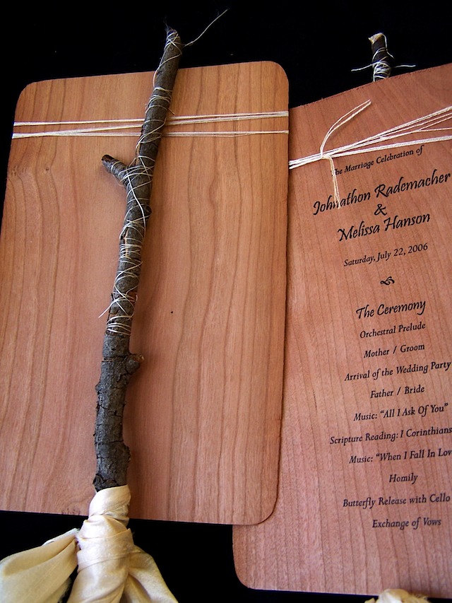 Wood-veneer-raw-silk-wedding-ceremony-programs-2