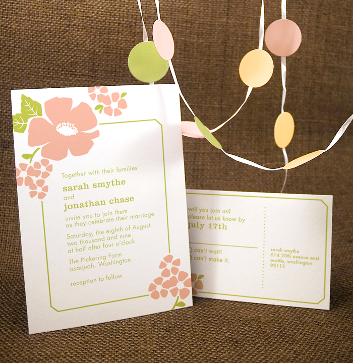 Screenprint-wedding-invitation-two-trick-pony-70s-flower