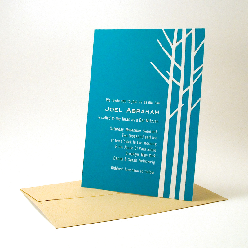 Screenprint-wedding-invitation-two-trick-pony-trees