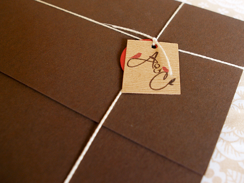 Woodgrain-Letterpress-Invitation-Envelope-Brown