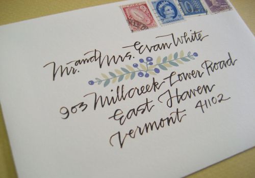 Calligraphy-primele-white-envelope