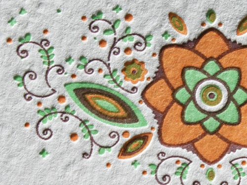 Spanish-wedding-invitation-flower-detail
