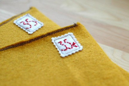 Reusable-felt-gift-wrap-envelope-stamp