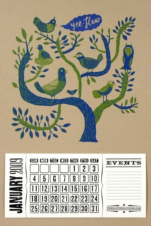 Yee-Haw-Press-Calendar-Poster