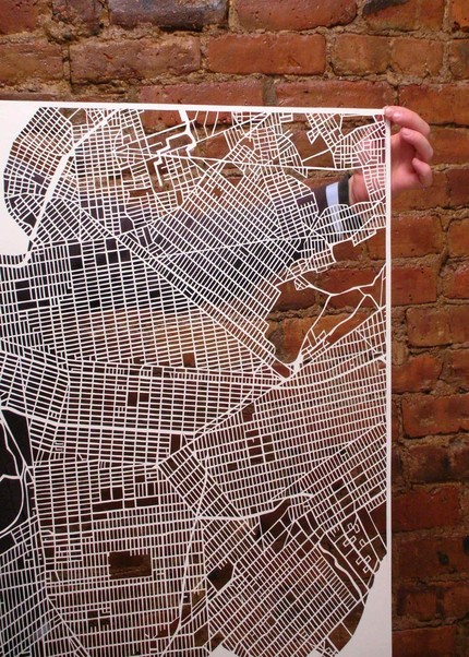 Map-papercuts