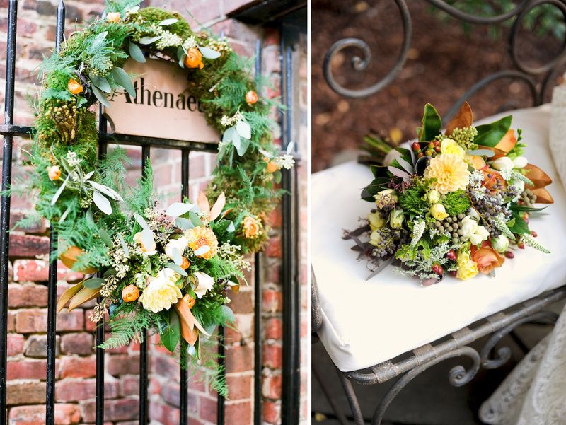 Athenaeum-Rustic-Elegance-Wedding-Floral-Arrangements