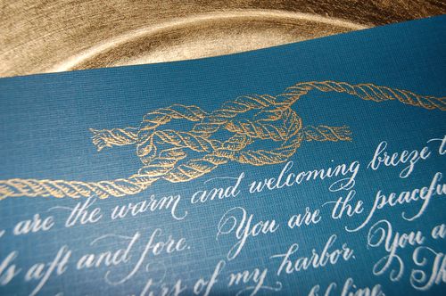 Calligraphy-Wedding-Vows-Keepsake-Nautical