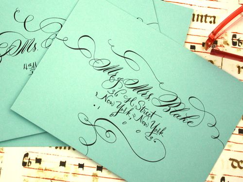 Flourish-Calligraphy-Envelopes-Aqua