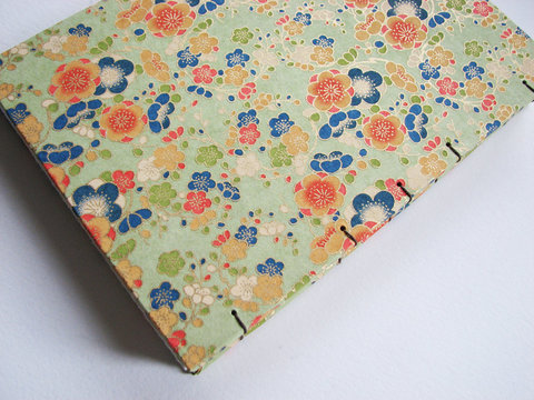 Campbell-raw-press-coptic-journal-green-floral