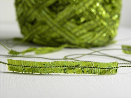 Fancy-green-yarn