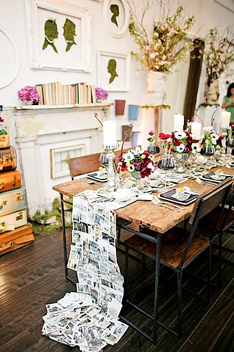 Urban-wed-photograph-table-runner