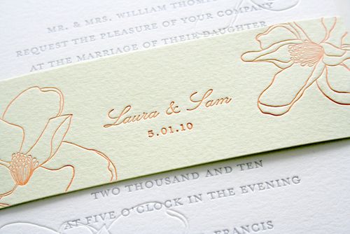 Spring-Magnolia-Letterpress-Wedding-Invitation