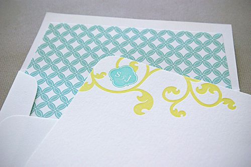 Dauphine-Yellow-Blue-Modern-Wedding-Invitation-Envelope