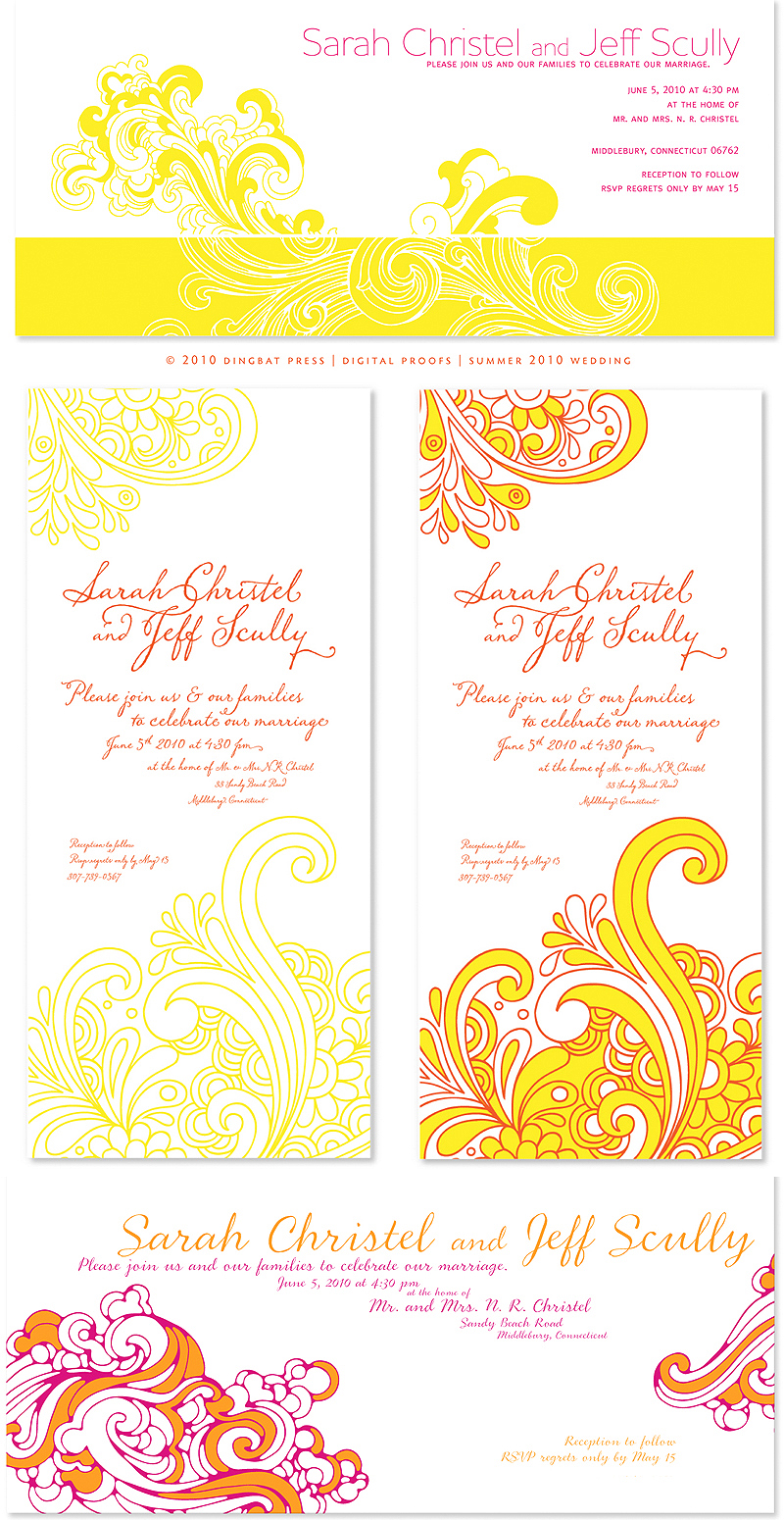 Sarah-jeff-fuschia-yellow-wedding-invitations-proofs