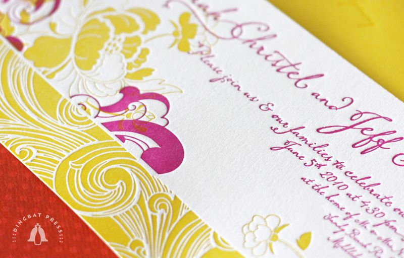 Sarah-jeff-fuschia-yellow-wedding-invitations-detail